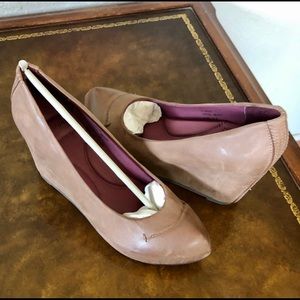 D'Segno Women's Wedge Shoes Dark Pink 6M